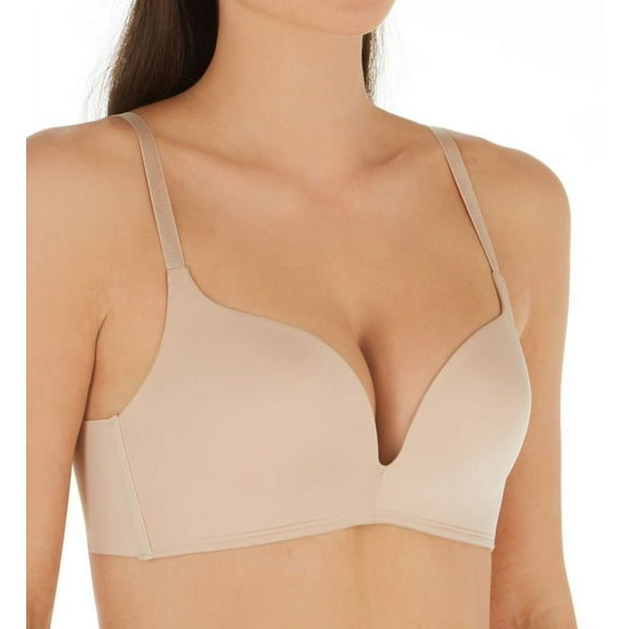 Women's Self Expressions SE1189 Wireless Push Up Bra (Paris Nude 38D)