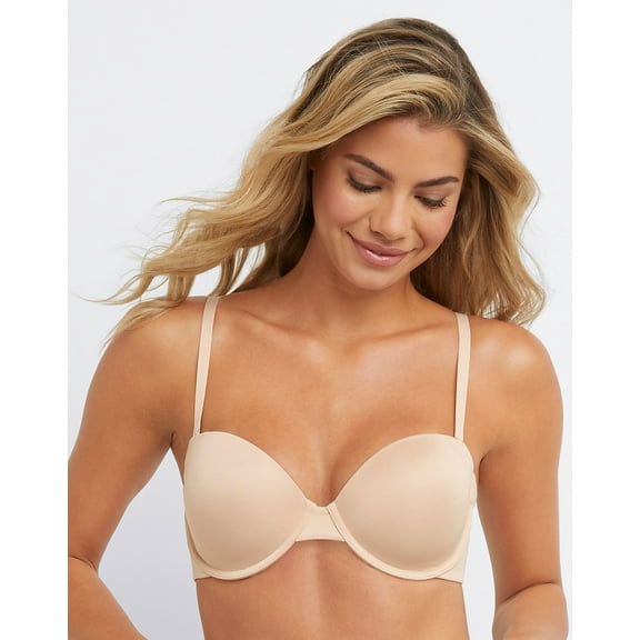 Maidenform Underwire Bra Smooth Finish Strapless Smooth Invisble Women's SE6900