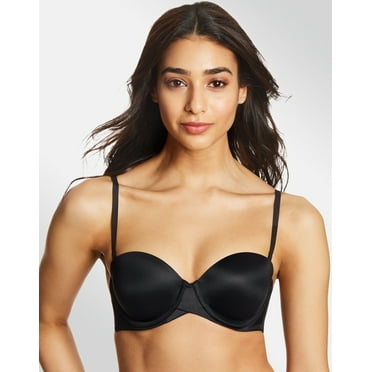 Women's Self Expressions SE6990 Stay Put Strapless Bra (Black 34B)