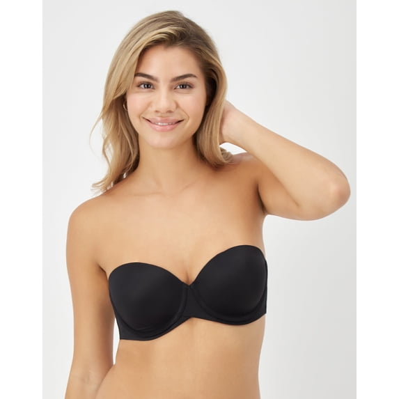 Maidenform Underwire Bra Smooth Finish Strapless Smooth Invisble Women's SE6900