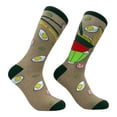 thumbnail image 1 of Women's Send Noods Socks Funny Ramen Lo Mein Noodles Takeout Joke Footwear, 1 of 9