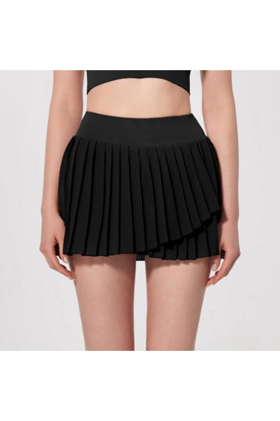 Women's Sensation Yoga Skirt Running Pleated Skirt With Built In Shorts For Tennis Non See Through & Breathable Ladies Casual Petite Maxi Dress Womens Loose Fit Dress Button Dresses Vintage Dresses