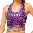 thumbnail image 1 of Women's Sequin Crop Top - Belly Dance Bra, Talter Tank, Sequin Tassel, One Size, 1 of 6