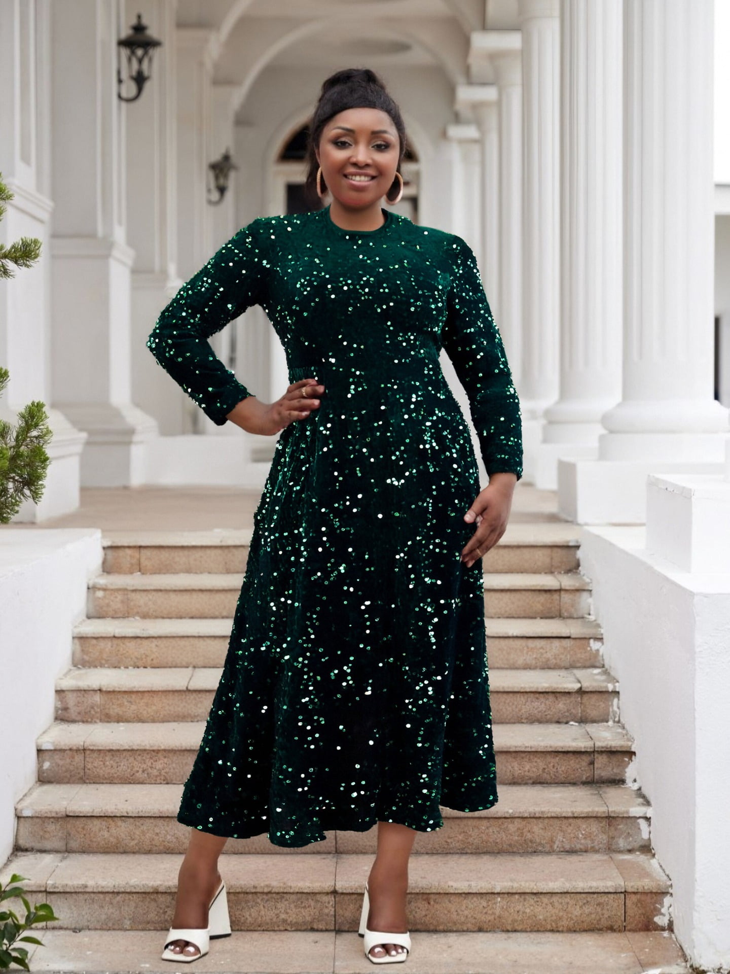 Sequin Dress Long Sleeve Plus Size Party Dresses Sequin Dress Size