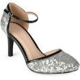 thumbnail image 1 of Women's Sequin Faux Leather Piping Mary Janes, 1 of 4