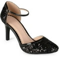 thumbnail image 1 of Women's Sequin Faux Leather Piping Mary Janes, 1 of 4