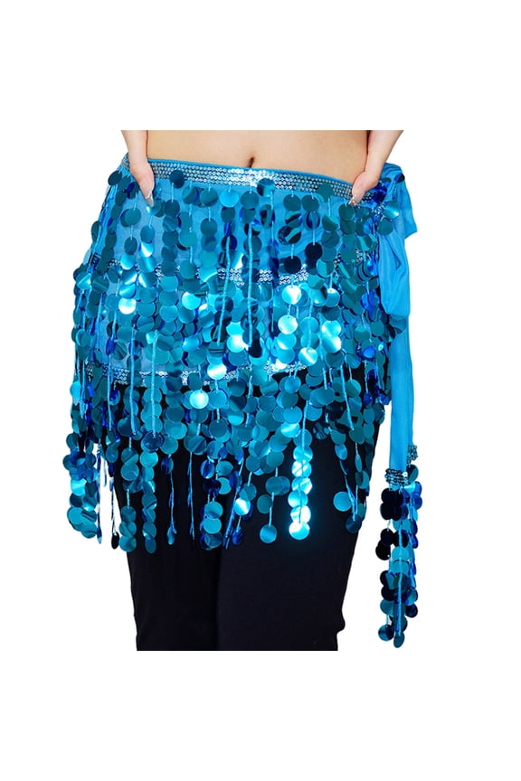 Women's Sequin Fringe Sequin Sparkly Skirt Low Waist Bodycon Party Club Shorts Mini Micro Glitter Skirts Rave Outfit Blue One Size