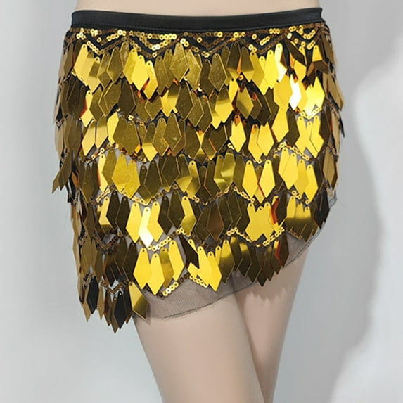 Women's Sequin Skirt Sparkly Lace Up Waist Adjustable Mini Party Sequin Skirt Womens Pleated Skirt plus Size Mini Skirt Stretchy Skirt Leopard Midi Skirt Trendy Skirts Anime Skirt Two Piece Skirt Set