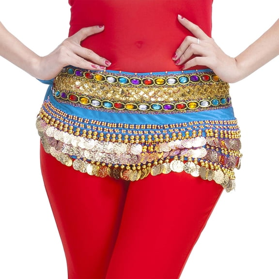 Women's Sequin Tassel Mini Skirts Sexy Sparkly Fringed Belly Dance Hip Scarf Velvet Festival Party Costume