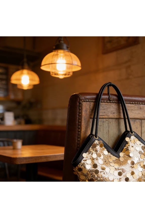 Women's Sequined Tote Bag ,Versatile Everyday Handbag, Essential for Formal Events ,Perfect as a Birthday Gift