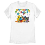 Women's Sesame Street Birthday Crew Graphic T-Shirt