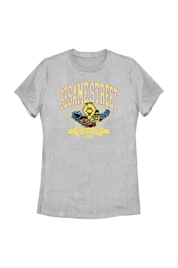 Women's Sesame Street Classic 1969 Varsity Graphic T-Shirt