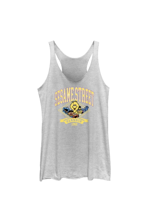Women's Sesame Street Classic 1969 Varsity Racerback Tank Top