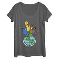 thumbnail image 1 of Women's Sesame Street Friends Make the World Go Round Graphic T-Shirt, 1 of 4