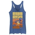 thumbnail image 1 of Women's Sesame Street Grover Run Repeat  Racerback Tank Top, 1 of 4