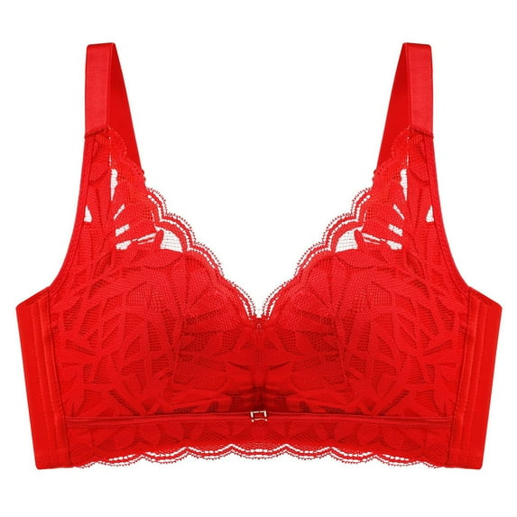 Women's Sex Color Block Push Up Bra Breathable Side Support Shaping Full Coverage Adjustable Comfortable Everyday Wear T Shirt Bra Lightweight Smoothing Underwear