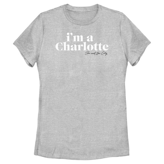 Women's Sex and the City I'm a Charlotte Text Graphic Tee Athletic Heather X Large