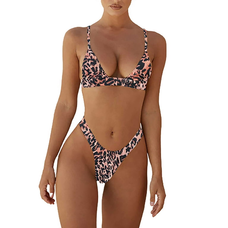 Sexy Bikini Set Biquini Print Swimsuit Swimwear Women Bathing Suit