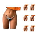 thumbnail image 1 of Women's Soft Christmas Print Breathable Panties Thong Panties Womens Cotton Underwear, 1 of 5