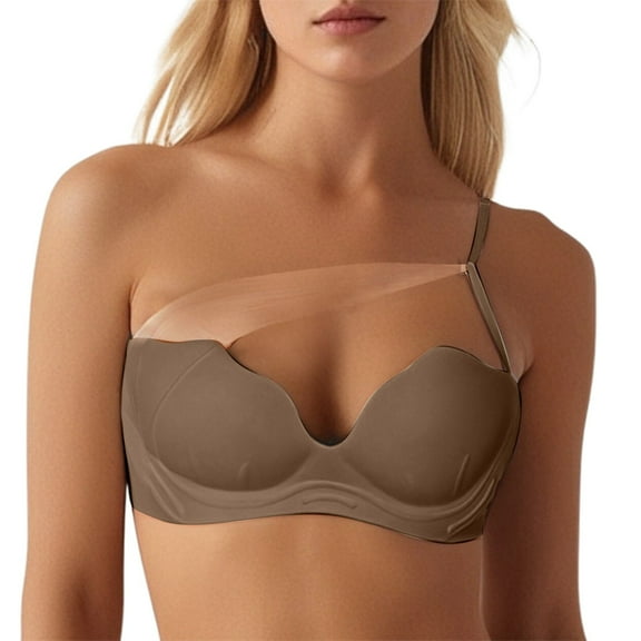 Women's Sexy Comfortable T-Shirt Bra Everyday Wear Smooth Support Wireless Long Sleeve Friendly Underwire