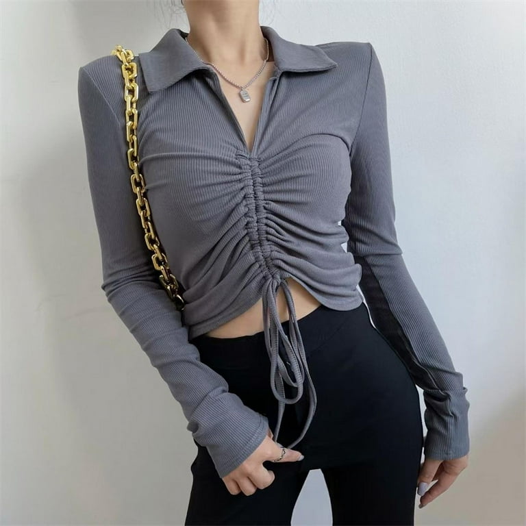 Casual Leopard Draw String Zipper Turndown Collar Long Sleeve Two Pieces(5 Colors) Casual Leopard Draw String Zipper Turndown Collar Long Sleeve Two Pieces(5 Colors)