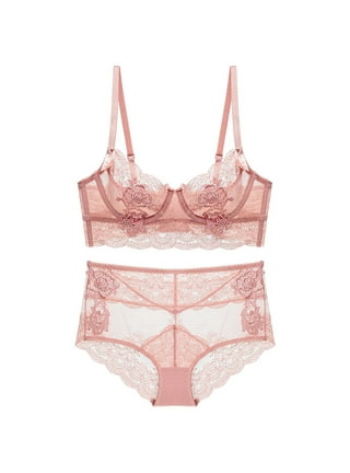 Women Sexy Lingerie Set Two Piece Lingerie Set Sexy Lace Matching Bra and  Panty Set High Cut Thong Underwear