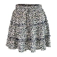 thumbnail image 1 of Women's Sexy Fashion High Waist Frills Skirt Broken Flower Half-Length Skirt Printed Beach A Short Mini Skirts, 1 of 3