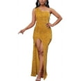 thumbnail image 1 of Women's Sexy Fashion One-Shoulder Sequined Evening Dress Cocktail Party Dress, 1 of 8