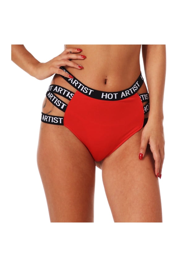 Women's Sexy High Waisted Lingerie Booty Shorts with Garters Mesh See Through Pole Dance Yoga Hot Pants Active Lifting Sports Wear