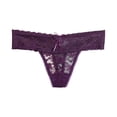 thumbnail image 1 of Women's Sexy Lace Bow Hollow Lace Briefs, 1 of 2