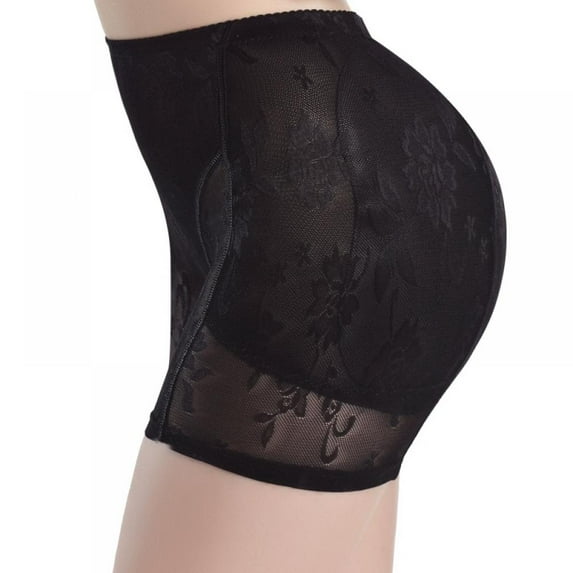 Women's Sexy Lace Boyshorts Booster Pads Padded Panties Underwear