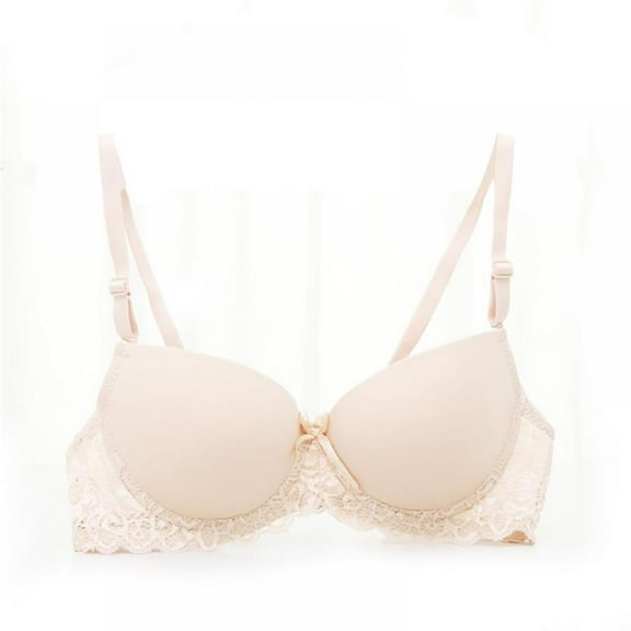 Women's Sexy Lace Comfortable Glossy Underwire Bra