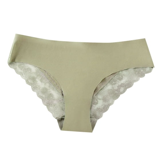 Women's Sexy Lace Edge Seamless Comfortable Breathable Triangle Panties