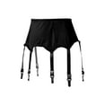 thumbnail image 1 of Women's Sexy Lace Garter Belt with 6 Straps Metal Clip Suspender for Thigh High Stockings, 1 of 6
