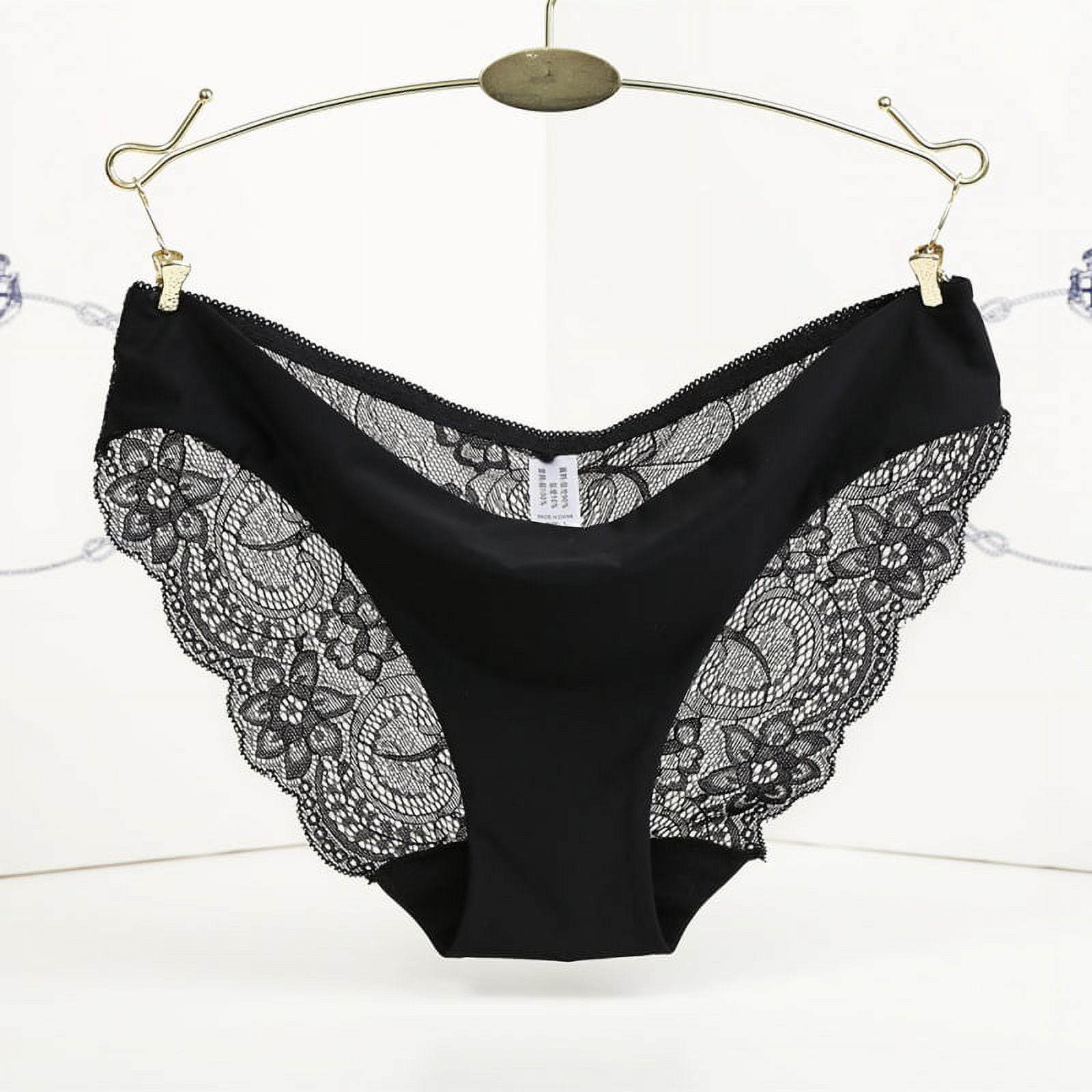 BKLD Women Sexy Black White Lace Panties Breathable Panty Hollow Briefs  Girl Underwear - AliExpress