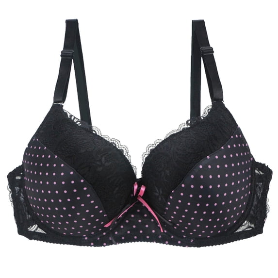 Women's Sexy Lace Shaping Cup Adjustable Shoulder Strap Large Size Underwire Bra Breathable & Stylish