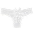thumbnail image 1 of Women's Sexy Lace Thong Panties Soft Mesh Underwear Breathable Comfortable Low Rise Seamless Design for Daily Wear, 1 of 2