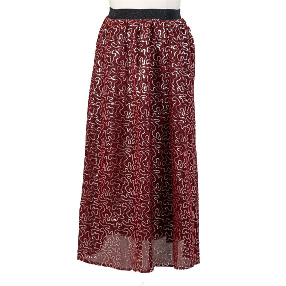 Women's Sexy Layered Sequin High-Waist Long Maxi Skirts - Evening Party Skirt