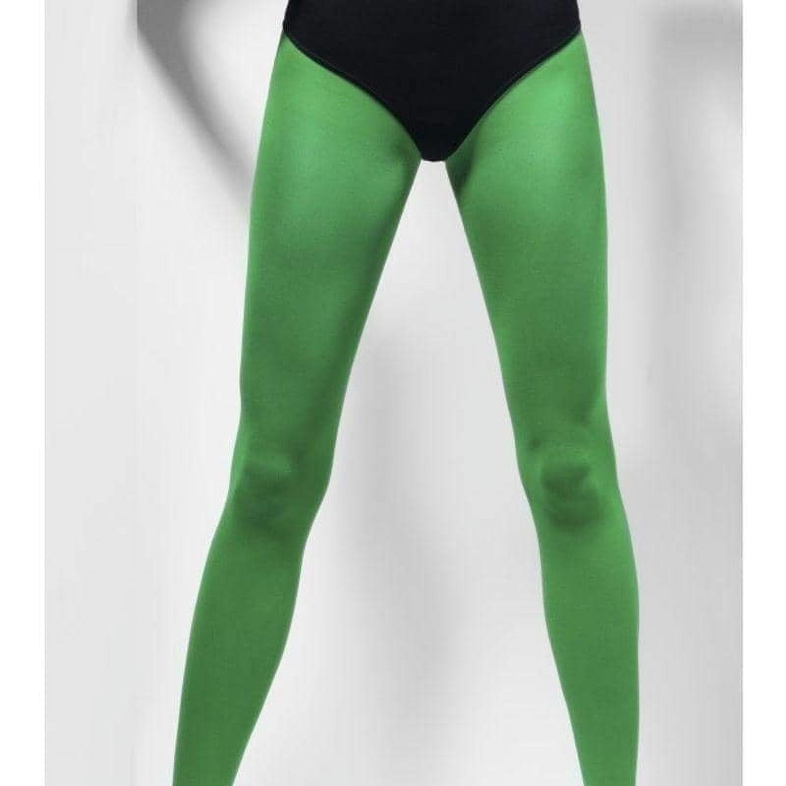 Women's Sexy Legs Green Pantyhose Opaque Tights Costume Accessory