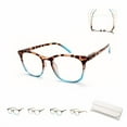 thumbnail image 1 of Women's Sexy Leopard Print Reading Glasses, Anti Blue Light Reading Glasses Women, Spring Hinge Anti Eyestrain Readers, 1 of 8