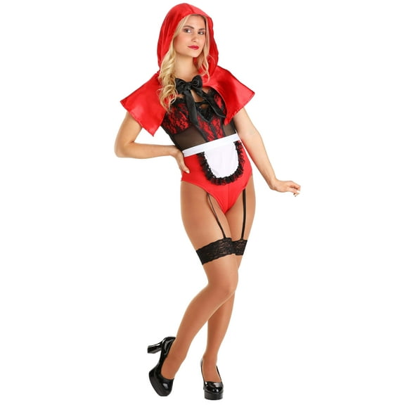 Women's Sexy Little Red Romper Costume