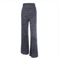 thumbnail image 1 of Women's Sexy Metallic Sparkly Wide Leg Pants Elastic High Waist Shiny Trousers for Dance Festival Clubwear, 1 of 7
