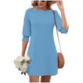 thumbnail image 1 of Women's Sexy Midi Dresses,Summer Clearance Mid-Sleeve Dresses, 1 of 9