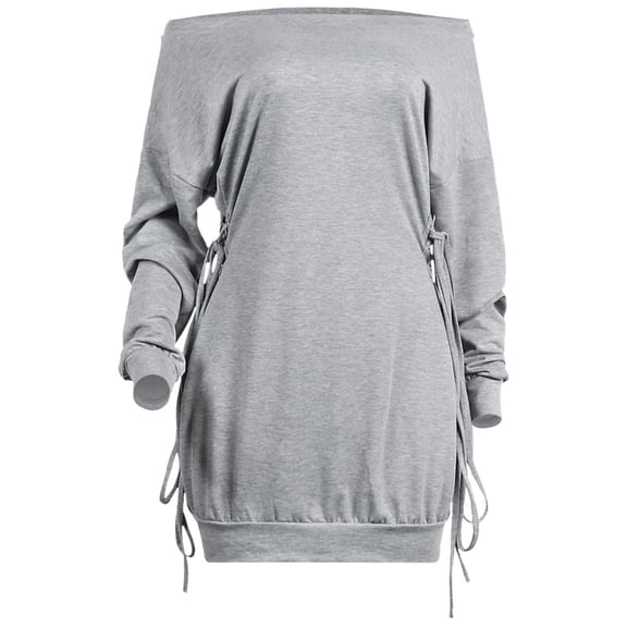 Women's Sexy Off Shoulder Club Dress with Waist Cincher Strap Lifting Night Out Party Gown Elegant One Shoulder Corn Eye Design