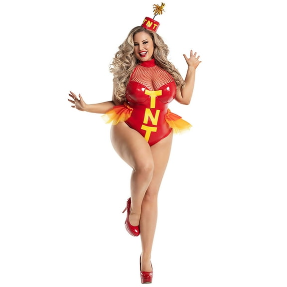 Women's Sexy Plus Size Dynamite Costume