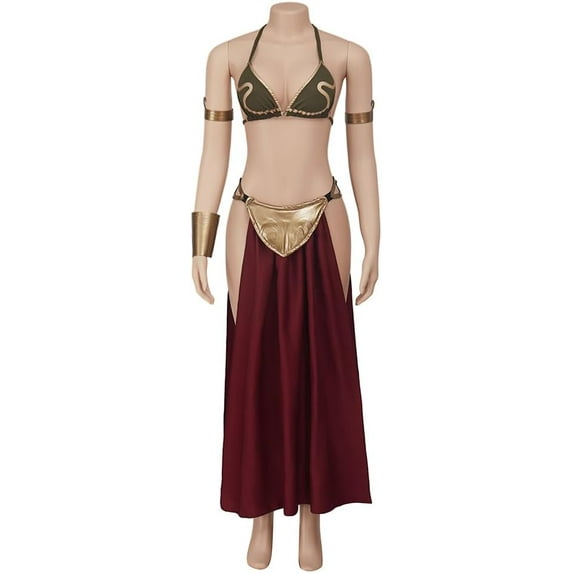 Women's Sexy Princess Slave Dress Leia Slave Outfit