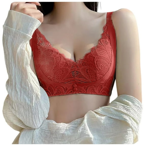Women's Sexy Push Up Bra for Small Comfortable Lift Support No Underwire Lightweight T-Shirt Bra