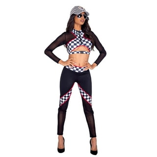 Women's Black Race Car Driver Costume Bodysuit – IRHAZ