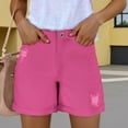 thumbnail image 1 of Women's Sexy Ripped Jean Shorts with Button Fly and Front Pockets, High-Waisted Denim Cutoffs for Summer, Casual Street Style Hot Pants, Limited Time Offer, 1 of 5