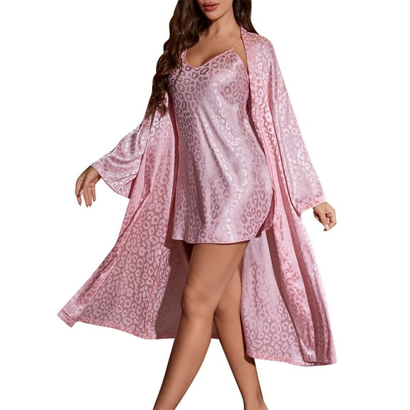 Women's Sexy Satin Nightgown Soft Comfortable Sleepshirt Elegant Loungewear Relaxing Sleepwear Stylish Pajama Dress